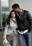 Schiphol 23 maart 2007
Patrick Kluivert en zijn zwangere vriendin Rossana Lima op schiphol .