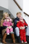 Lech 11 februari 2007
Maxima Prins Willem Alexander Amalia Alexia Koningin Beatrix Prins Constantijn Prinses Laurentien met Prinses Eloise Prins Claus Cazimir en Eleonore op vakatie in Lech.