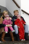 Lech 11 februari 2007
Maxima Prins Willem Alexander Amalia Alexia Koningin Beatrix Prins Constantijn Prinses Laurentien met Prinses Eloise Prins Claus Cazimir en Eleonore op vakatie in Lech.