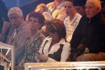 Hilversum 17 maart 2007
Eerste aflevering van So you wannabe a popstar van sbs 6. rachel Hazes met haar ouders op de tribune voor haar dochter Roxeanne die mee doet