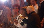 Hilversum 17 maart 2007
Eerste aflevering van So you wannabe a popstar van sbs 6. rachel Hazes met haar ouders op de tribune voor haar dochter Roxeanne die mee doet