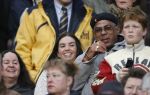 Eindhoven, 18 Maart 2007
Bij de wedstrijd PSV-AJAX met een eindstand van 1-5 op de tribune de vriendin van Patrick Kluivert, Rosanna Lima met haar moeder  en de vader van Patrick, Kenneth Kluivert