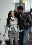 Schiphol 23 maart 2007
Patrick Kluivert en zijn zwangere vriendin Rossana Lima op schiphol .
