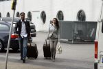 Schiphol 23 maart 2007
Patrick Kluivert en zijn zwangere vriendin Rossana Lima op schiphol .