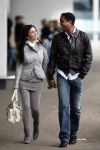 Schiphol 23 maart 2007
Patrick Kluivert en zijn zwangere vriendin Rossana Lima op schiphol .