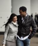 Schiphol 23 maart 2007
Patrick Kluivert en zijn zwangere vriendin Rossana Lima op schiphol .