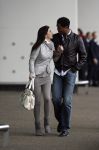 Schiphol 23 maart 2007
Patrick Kluivert en zijn zwangere vriendin Rossana Lima op schiphol .