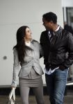 Schiphol 23 maart 2007
Patrick Kluivert en zijn zwangere vriendin Rossana Lima op schiphol .