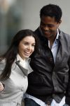 Schiphol 23 maart 2007
Patrick Kluivert en zijn zwangere vriendin Rossana Lima op schiphol .