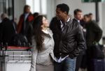 Schiphol 23 maart 2007
Patrick Kluivert en zijn zwangere vriendin Rossana Lima op schiphol .
