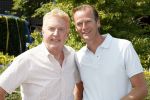 Hilversum 30 juni 2009
Feestje bij de Tros ivm record aantal leden van ruim 450.000. Andre v Duin met vriend Martin
Peter Smuldrs bv