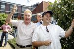 Hilversum 30 juni 2009
Feestje bij de Tros ivm record aantal leden van ruim 450.000. Frans Bauer met Andre v Duin
Peter Smuldrs bv