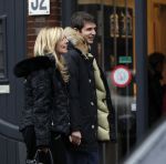 Amsterdam 6 februari 2010
Candy Dulfer met haar vriend op de cornelis schuytstraat.
Peter Smulders bv