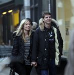 Amsterdam 6 februari 2010
Candy Dulfer met haar vriend op de cornelis schuytstraat.
Peter Smulders bv