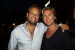 Amsterdam 8 augustus 2009
Mari v d Ven viert zijn 50e verjaardag. Carlo Boszhard met vriend
Peter Smulders bv
