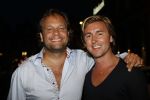 Amsterdam 8 augustus 2009
Mari v d Ven viert zijn 50e verjaardag. Carlo Boszhard met vriend
Peter Smulders bv