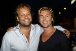 Amsterdam 8 augustus 2009
Mari v d Ven viert zijn 50e verjaardag. Carlo Boszhard met vriend
Peter Smulders bv