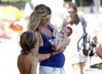 Saint Tropez 31 juli 2009
Danielle Overgaag Oerlemans met dochter Kate  Thijmen Fiene en benjamin op vakantie op saint Tropez.
Peter Smulders bv