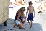 Saint Tropez 31 juli 2009
Danielle Overgaag Oerlemans met dochter Kate  Thijmen Fiene en benjamin op vakantie op saint Tropez.
Peter Smulders bv
