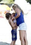 Saint Tropez 31 juli 2009
Danielle Overgaag Oerlemans met dochter Kate  Thijmen Fiene en benjamin op vakantie op saint Tropez.
Peter Smulders bv