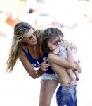 Saint Tropez 31 juli 2009
Danielle Overgaag Oerlemans met dochter Kate  Thijmen Fiene en benjamin op vakantie op saint Tropez.
Peter Smulders bv