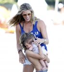 Saint Tropez 31 juli 2009
Danielle Overgaag Oerlemans met dochter Kate  Thijmen Fiene en benjamin op vakantie op saint Tropez.
Peter Smulders bv