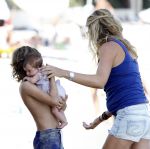 Saint Tropez 31 juli 2009
Danielle Overgaag Oerlemans met dochter Kate  Thijmen Fiene en benjamin op vakantie op saint Tropez.
Peter Smulders bv