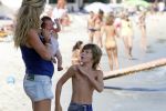 Saint Tropez 31 juli 2009
Danielle Overgaag Oerlemans met dochter Kate  Thijmen Fiene en benjamin op vakantie op saint Tropez.
Peter Smulders bv