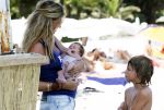 Saint Tropez 31 juli 2009
Danielle Overgaag Oerlemans met dochter Kate  Thijmen Fiene en benjamin op vakantie op saint Tropez.
Peter Smulders bv