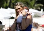 Saint Tropez 31 juli 2009
Danielle Overgaag Oerlemans met dochter Kate  Thijmen Fiene en benjamin op vakantie op saint Tropez.
Peter Smulders bv