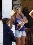 Saint Tropez 31 juli 2009
Danielle Overgaag Oerlemans met dochter Kate  Thijmen Fiene en benjamin op vakantie op saint Tropez.
Peter Smulders bv