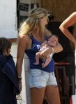 Saint Tropez 31 juli 2009
Danielle Overgaag Oerlemans met dochter Kate  Thijmen Fiene en benjamin op vakantie op saint Tropez.
Peter Smulders bv