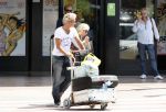 Ibiza 10 juli 2009
Wendy v  Dijk met zoontje Sem en vriend Erland Galjaard op vakantie 
Peter Smulders bv