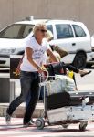 Ibiza 10 juli 2009
Wendy v  Dijk met zoontje Sem en vriend Erland Galjaard op vakantie 
Peter Smulders bv
