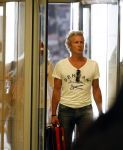 Ibiza 10 juli 2009
Wendy v  Dijk met zoontje Sem en vriend Erland Galjaard op vakantie 
Peter Smulders bv
