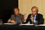 Amsterdam 1 juli 2009
Robert Schoemacher en zijn vader Matthijs tijdens persconferentie in het hilton hotel waar ze bekendmaken dat de familie Malenstein van de Bergmann kliniek 
hun kliniek overgenomen heeft.  Wel blijven ze werken voor hen.
Peter Smulders bv