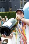 Hilversum 30 juni 2009
Feestje bij de Tros ivm record aantal leden van ruim 450.000. Frans Bauer
Peter Smuldrs bv