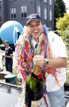 Hilversum 30 juni 2009
Feestje bij de Tros ivm record aantal leden van ruim 450.000. Frans Bauer
Peter Smuldrs bv