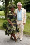 Breukelen 17 juni 2009
Haringparty op Neijenrode. Gerda Havertong met man
Peter Smulders bv
