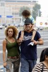 Rotterdam 28 juni 2009
Laatste optrden K3 in ahoy. Glennis Grace met vriend Moos en zoon Anthony
Peter Smulders bv
