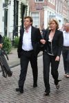 Amsterdam, 27 Juni 2009
Begrafenis Bolle Jan ( Jan Froger
John de Mol Jr. met zijn vriendin
Foto Peter Smulders BV