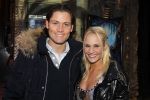 Amsterdam 30 januari 2010
Premiere de prinses en de kikker in Tuschinski. Kimberly Klaver met vriend
Peter Smulders bv