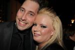Hilversum, 3 Maart 2010 Uitreiking Gouden Harpen in Studio 22
Kristel Roulax van Popstars met partner
Foto Peter Smulders BV
