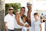 Ibiza 9 juli 2009
Gary Dourdan van CSI miami  met Maxim Gullit en Robert Halewijn op het strand bij Blue Marlin.
Peter Smulders bv