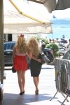 Cannes, 18 Juli 2009
Patricia Paay met haar dochter Christina Curry shoppend, wandelend en tijdens de lunch.
Foto Peter Smulders BV