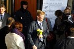 Amsterdam 26 januari 2010
Prins Willem Alexander met zijn arm in mitella vanwege breuk in zijn schouder.
Peter Smulders bv