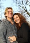 Sint Michielsgestel, 26 Januari 2010
Zanger Rene Schuurmans en zijn vrouw Monique Schuurmans en zijn honden