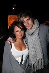 Amsterdam 30 januari 2010
Modeshow suptertrash tijdens amsterdam fashion week. Saar Koningsbergen met vriend
Peter Smulders bv
