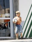 Ibiza 10 juli 2009
Wendy v  Dijk met zoontje Sem en vriend Erland Galjaard op vakantie 
Peter Smulders bv
