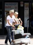 Ibiza 10 juli 2009
Wendy v  Dijk met zoontje Sem en vriend Erland Galjaard op vakantie 
Peter Smulders bv
